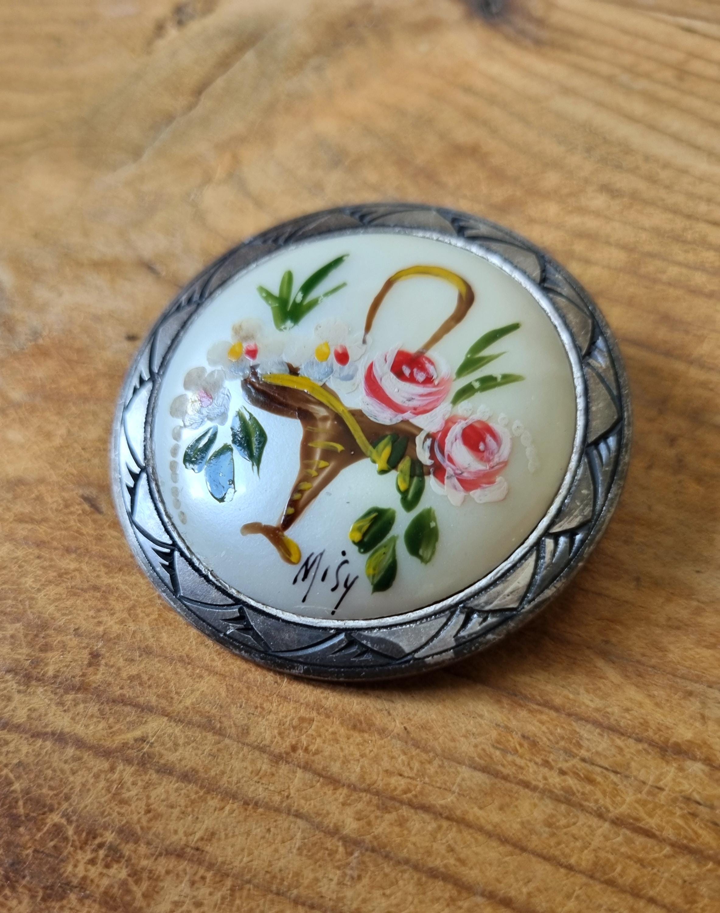 Broche Vintage Années 40-50 - Bijou Occasion, Style Rétro - à Vérifier Avec Le Vendeur