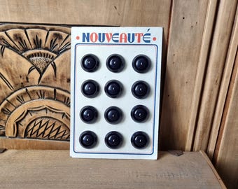 Bouton Ancien Ou Breloque Mercerie - Motif Poissons Bleu, Occasion (lot De 1 à 10 Pièces)