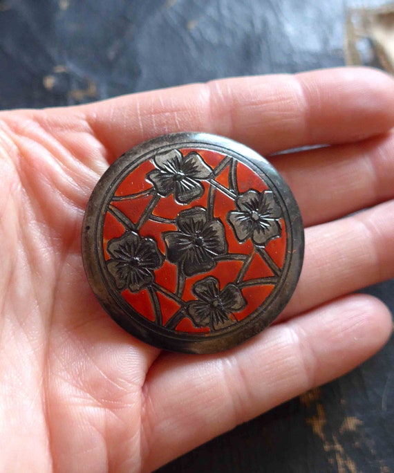 Broche Vintage Années 50-60 - Superbe Modèle Ancien, Occasion, Bijou Rétro