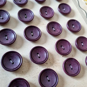 Bouton Vintage Violet Ancien - Lot De 1 à 10 Pièces Pour Mercerie, Couture Créative