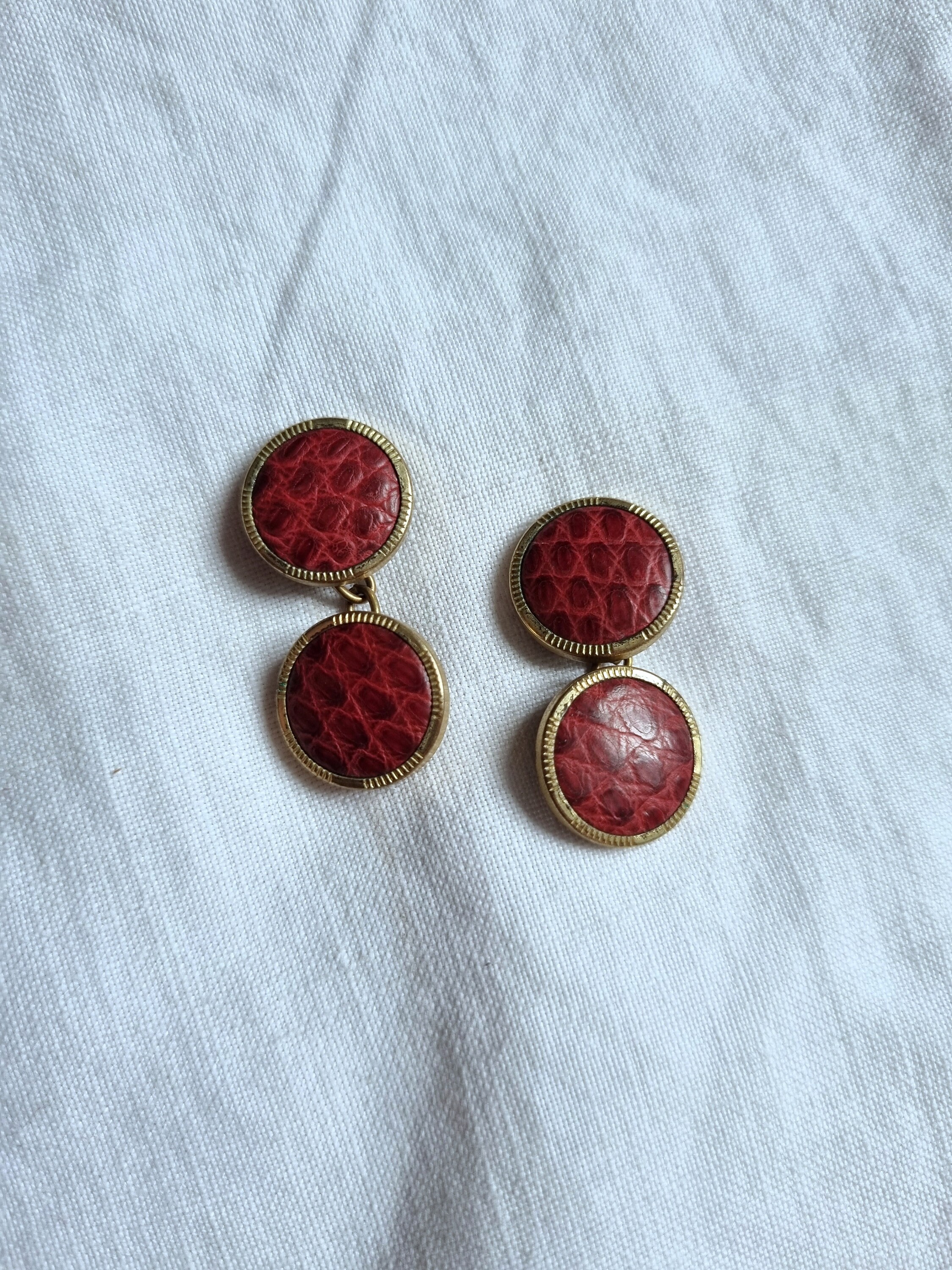 Boutons De Manchette Cloutés Vintage Années 40 Krementz New York - Occasion