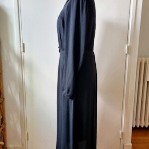 Chemisier Noir Tacheté Stella Forest - Style Années 40, Taille 10/12, Occasion Excellent état