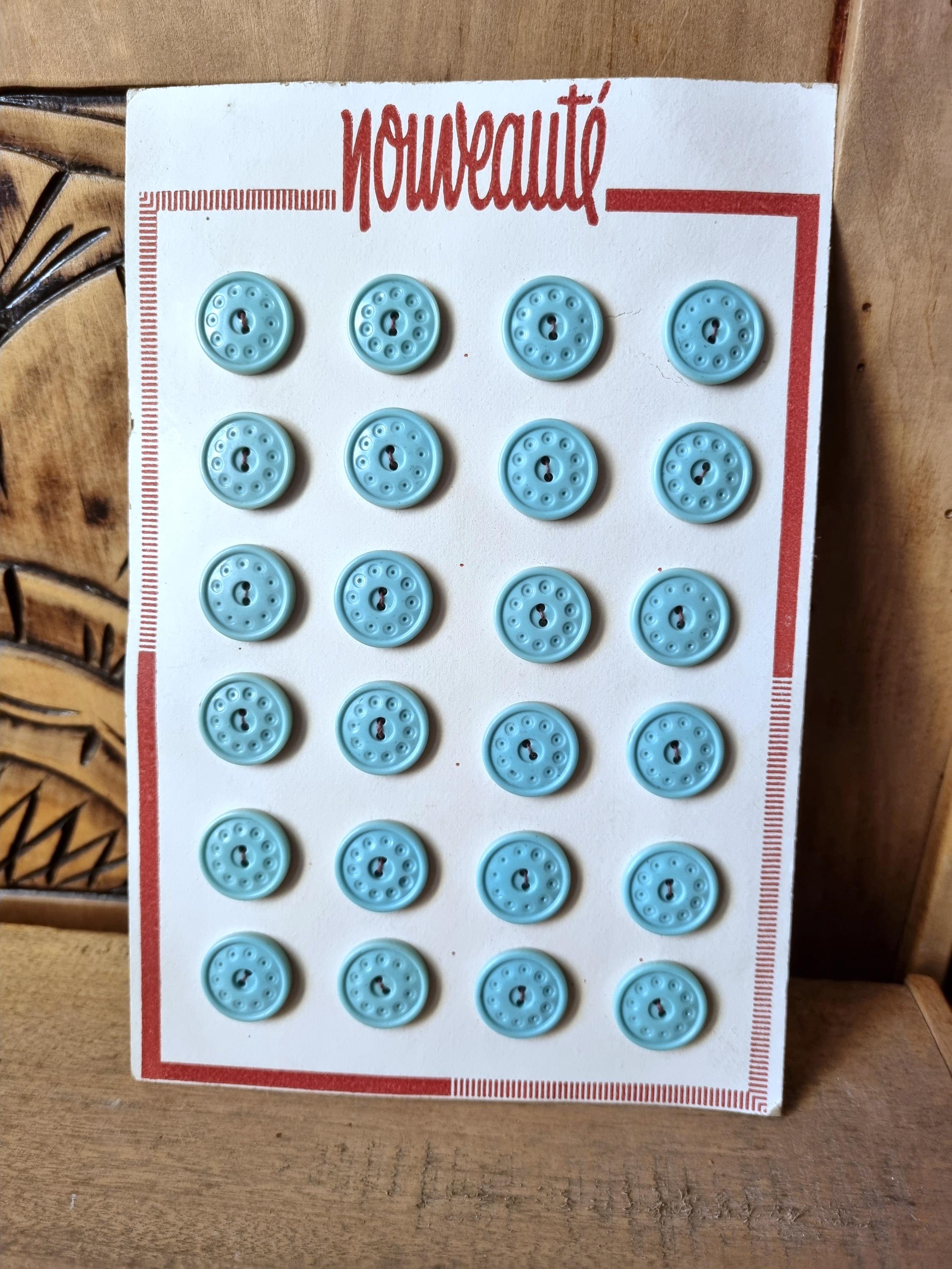 Bouton Ancien En Matière Naturelle Pour Manteau - Mercerie Vintage - Lot De 1 à 10 Pièces