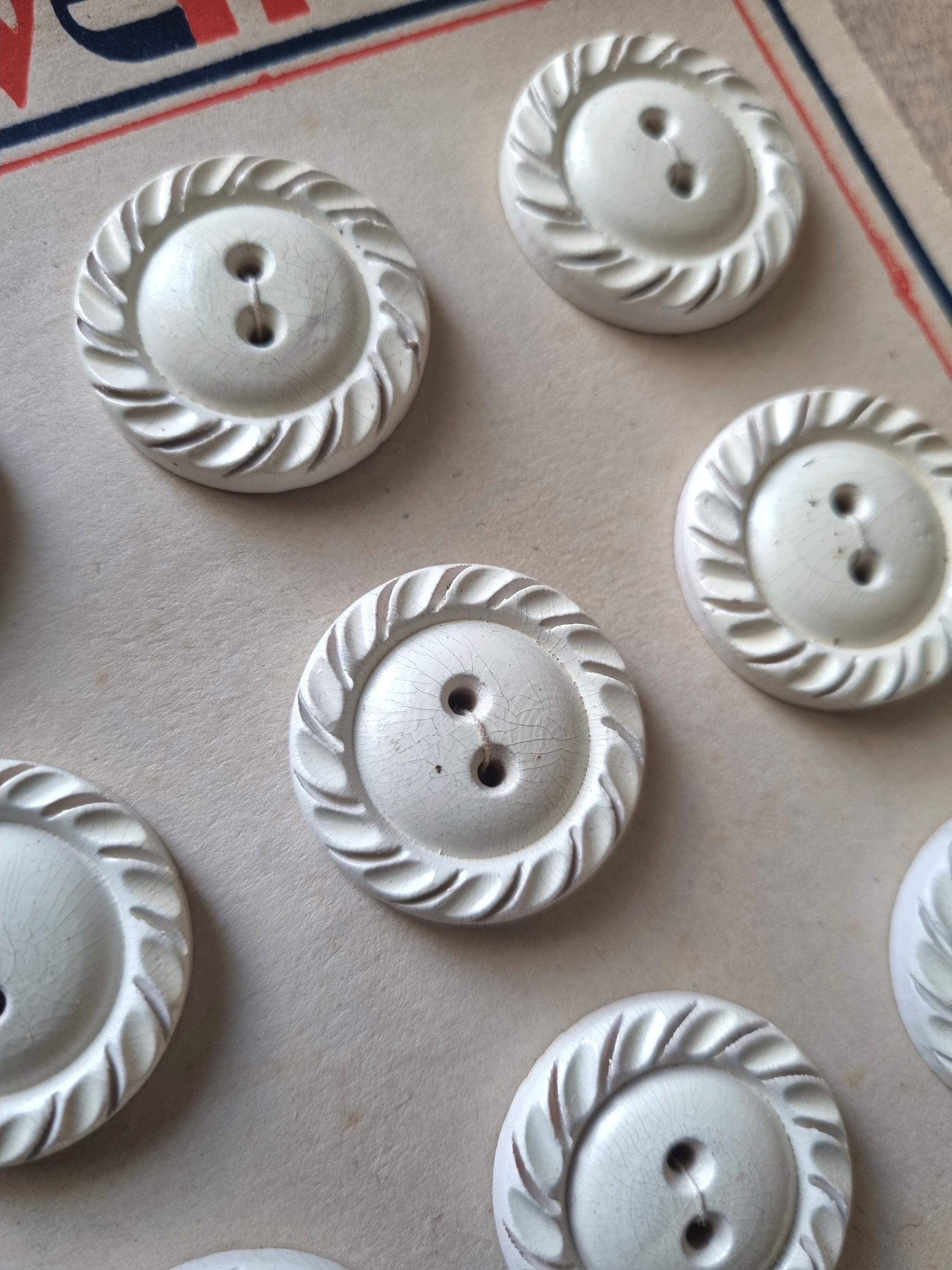 Bouton Ancien De Mercerie - Style Bijou - Référence 2217 - Occasion (lot De 1 à 10 Pièces)