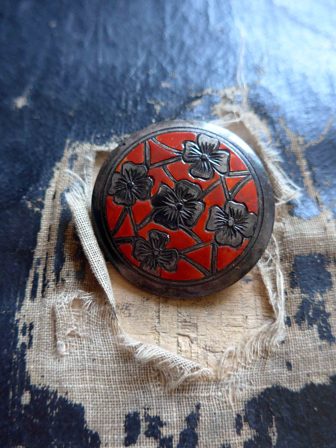 Broche Signée Béatrice Chateau - Superbe Bijou Vintage - Occasion