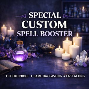 Special CUSTOM Ritual BOOSTER, Ritual Enhancer, Energy Amplifier, Custom Ritual, Boost Ritual