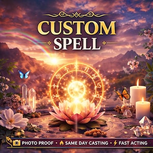 Custom Ritual, personalized ritual, energy work, spiritual intention, tailored casting