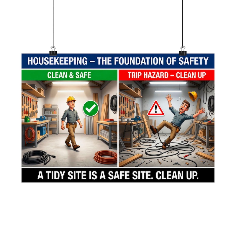 Workplace Clean up Signs - Etsy