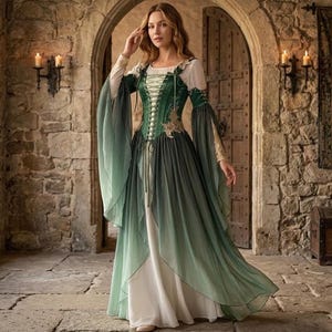 Ren Fair Green Fairy Dress - Etsy