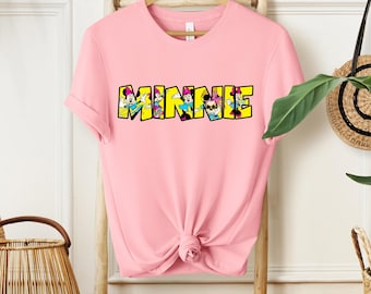 Minnie Mouse Shirt, Retro Disney Minnie Shirt, Minnie Besties Shirt, Adult Kids Toddler Baby cute outfits Disney World Girls Trip