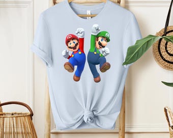 Super Mario Shirt, Super Mario Matching Shirt, Mario and Friends Shirts, Super Mario Fan Shirt, Family Vacation Shirt
