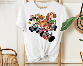 Super Mario Shirt, Super Mario Matching Shirt, Mario and Friends Shirts, Super Mario Fan Shirt, Family Vacation Shirt