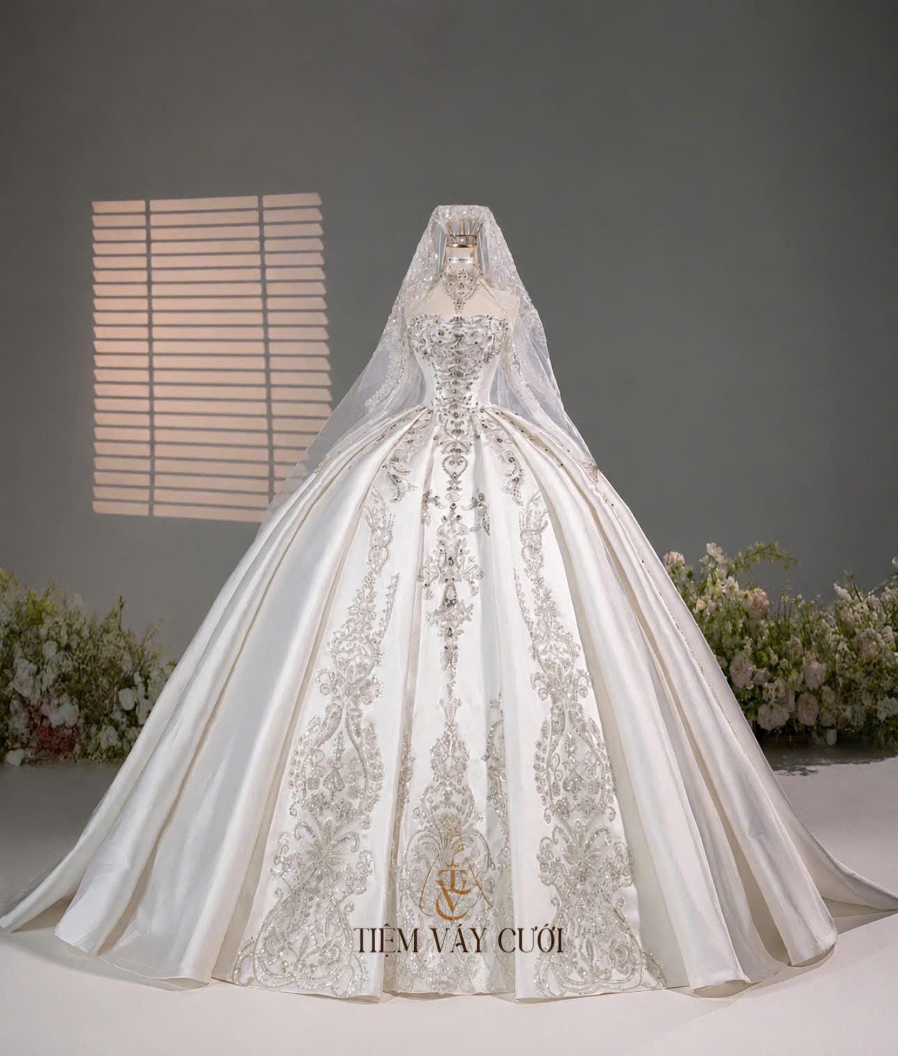 wedding dress crystal design Luxury Color:Sapphire Blue/Gold SD-05.14.25 Susan Graver Women's Casual Princess wedding The perfect harmony of