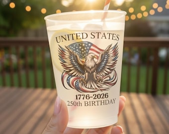 アメリカ建国250周年記念フロストカップ、アメリカ建国250周年記念カップ、愛国的な7月4日、フリーダムカップ、建国500周年記念品、愛国的なギフト