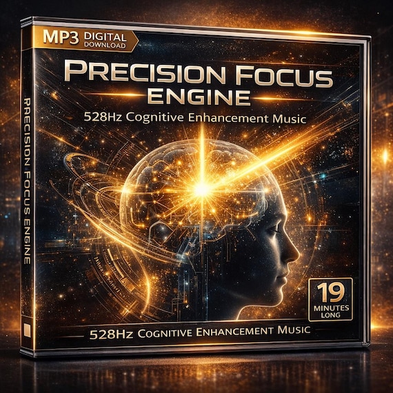 Precision Focus Engine 528Hz Music for ADHD, Cognitive Enhancement (MP3 Download)