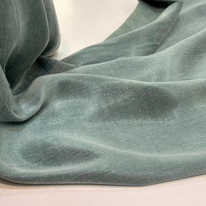 Cupro Lyocell Dress Fabric - Soft, Flowing Classic Green Material