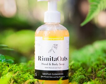 Organic Lemongrass Liquid Soap 250ml – natural hand soap with a fresh scent for kitchen & bathroom