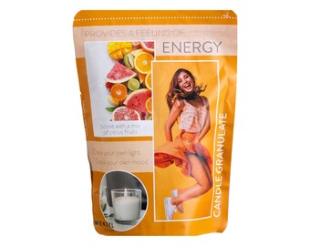 Candle Granules 400g Energy – fresh fragrance granules for invigorating wellness & room fragrance candles