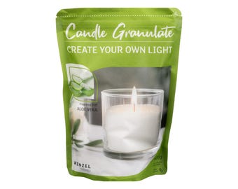 400g Aloe Vera Candle Granules – Fragrance Granules for Scented Candles & Wellness Atmosphere at Home