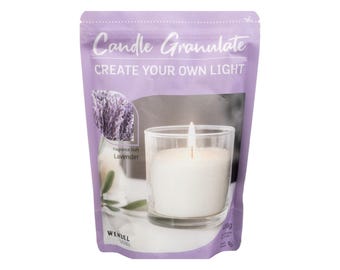Candle Granules 400g Lavender – Lavender Scent Granules for Relaxation, Sauna & Wellness at Home