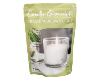 Lemongrass Candle Granules 400g – Fresh Fragrance Granules for Sauna & Wellness Atmosphere