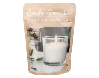 Candle granules 400g Bourbon Vanilla – fragrance granules for candles with a sweet wellness atmosphere