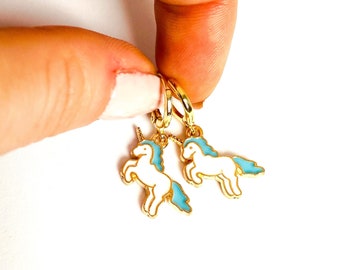 Unicorn Earrings, Teen Earrings, Childrens Earrings, Unicorn Gift, Novelty Earrings, Unicorn Jewelry UK