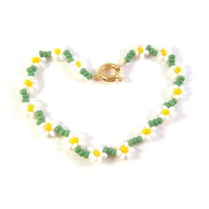 Flower Girl Bracelet, Childrens Jewelry, Daisy Chain Bracelet, Little Girls Jewelry, UK Seller