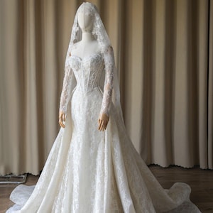 etsy vintage lace wedding dress Vintage Lace Wedding Dress