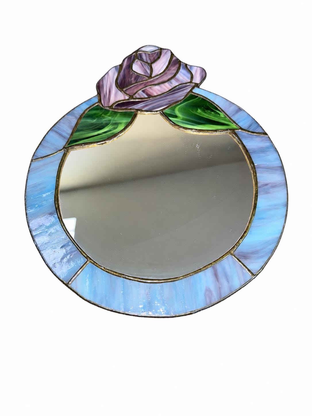 Pink Vintage Circular Mirror - Etsy