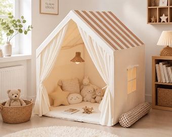 Kids Playhouse Tent - Indoor Reading Nook for Playroom