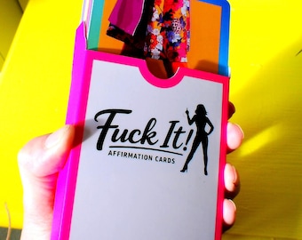 Sweary Affirmation Cards | 48 Bold Self-Love Cards for Women
