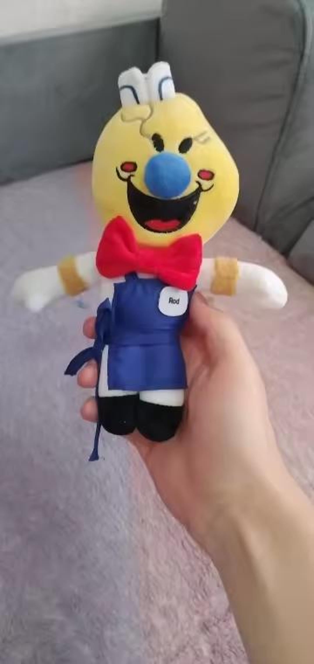 Ice Scream Rope Ice Scream Rod Plushie – 25cm Cute Horror Character Doll | Soft Stuffed ...
