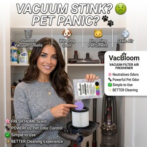 Troodos Lavender Vacuum Filter Discs, Pet Odor Eliminator, Air Freshener (5 Pack) Free Worldwide Shipping afbeelding 6