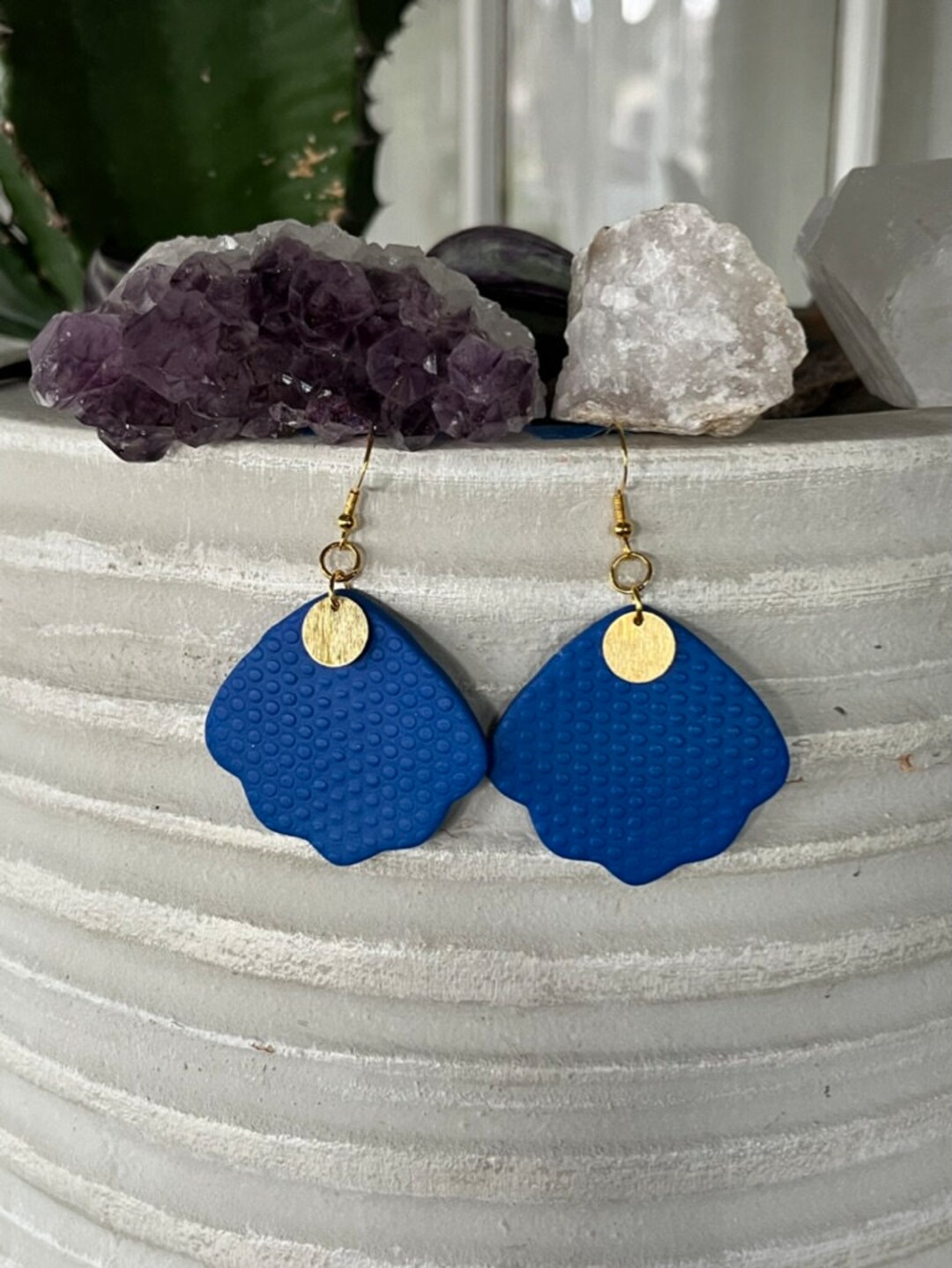 Texturized Blue Shells - Etsy
