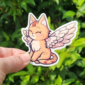 Fairy Cat Vinyl Sticker: Sweet Fantasy Decal (3&quot;)