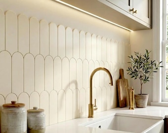 Piastrelle in cemento per pareti / Design architettonico moderno / Fatte a mano in Francia