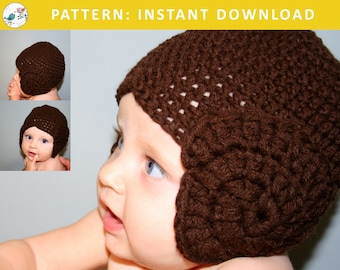Crochet Star Wars Leia Hair Hat Pattern, Baby Toddler Sizes (PDF Download)