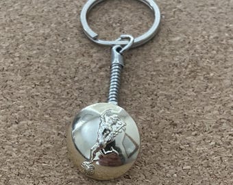 Vintage Royal Signals Corps Button Keyring Gift S&W Ltd. Bham button