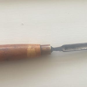 Vintage Marples Gouge 3/8 inch Boxwood Handle