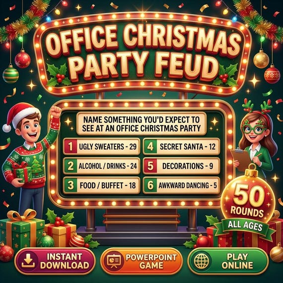 Office Christmas Party Games Christmas party game