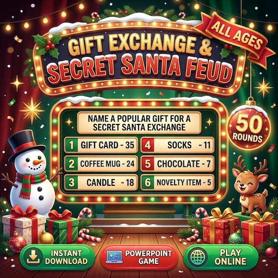 Christmas Gift Exchange Game Christmas party game