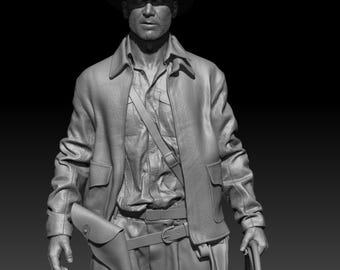 TheIconShelf 1/3 skala hiperrealistyczna fan art inspirowany Raiders Jones (plik cyfrowy)