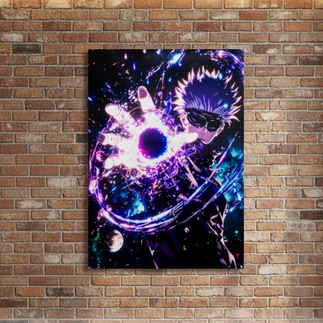Zenitsu Agatsuma Metal Poster, Demon Slayer Wall Art, Thunder Breathing ...