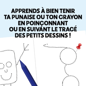 Punching or tracing activity - Preparation for pencil grip and drawing - Montessori PDF image 3