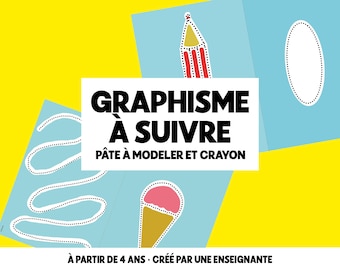 14 printable playdough mats - Design to follow with Play-Doh or crayon