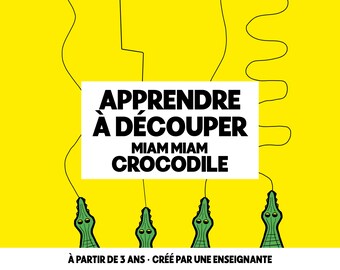 Montessori cutting activity for ages 3-6 – printable PDF – fine motor skills and precision – preschool