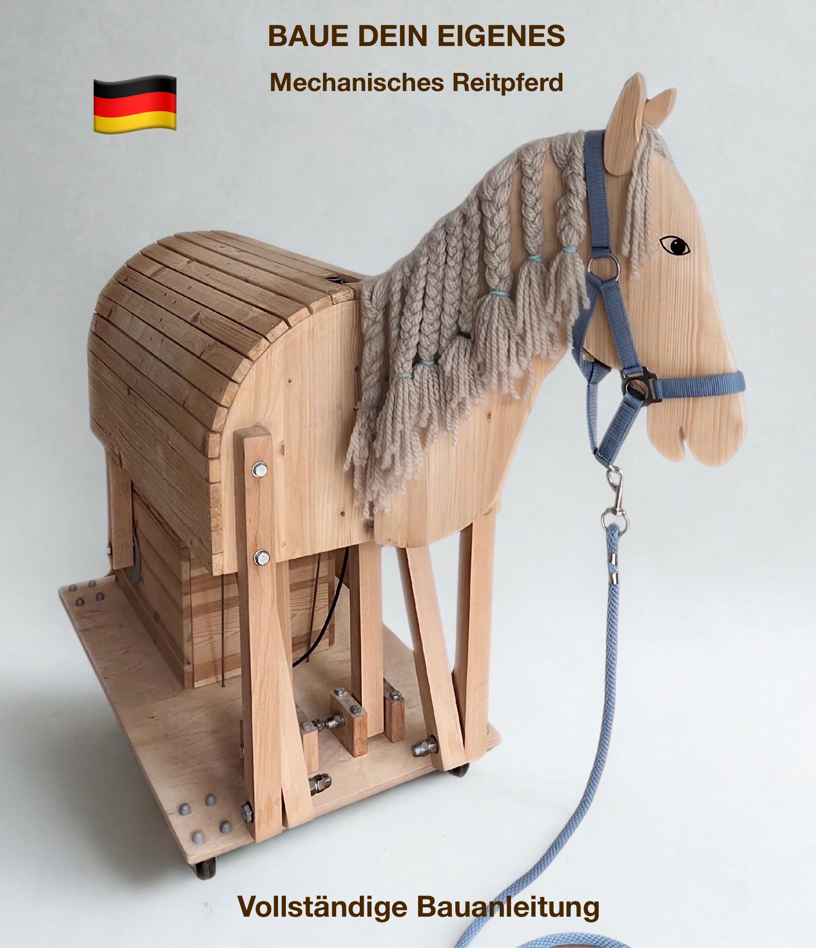 Maquette 3D mécanique Cheval 14 cm