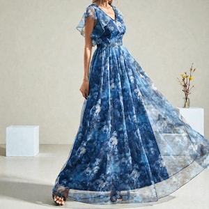 patchwork mesh chiffon dress Amazon.com: Women's Chiffon Patchwork V Neck Mesh Hollow Long Dress Bridesmaid Evening Dresses Casual Dress Juniors Dress B-Green: Clothing, Shoes & Jewelry