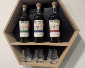 Hexagon Bourbon Shelf Display